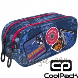Cool Pack Duke Несесер с два ципа Badges B Blue B65154 Cool Pack Duke Несесер с два ципа Badges B Blue B65154